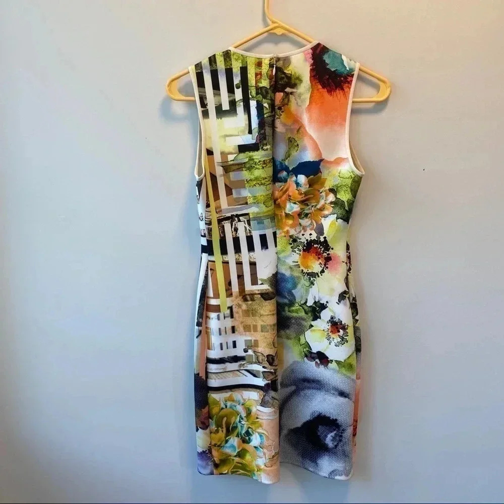 Clover Canyon Floral Maze Neoprene Dress - Picture 10 of 16